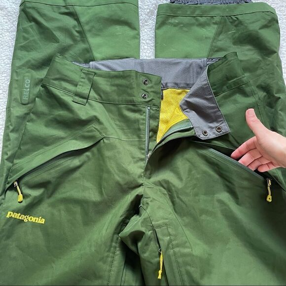 𝅺PATAGONIA Snowshot Snowpants Olive Green Pants - Picture 5 of 15